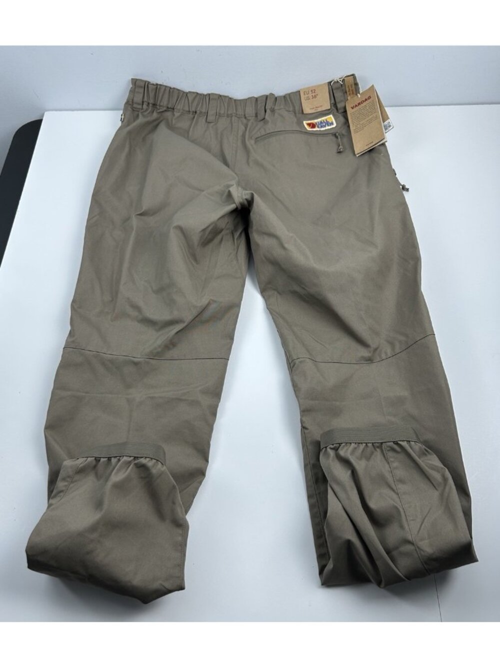 Fjallraven Men's Vardag Trouser 36" Suede Brown NEW 32 Inseam - Picture 5 of 12